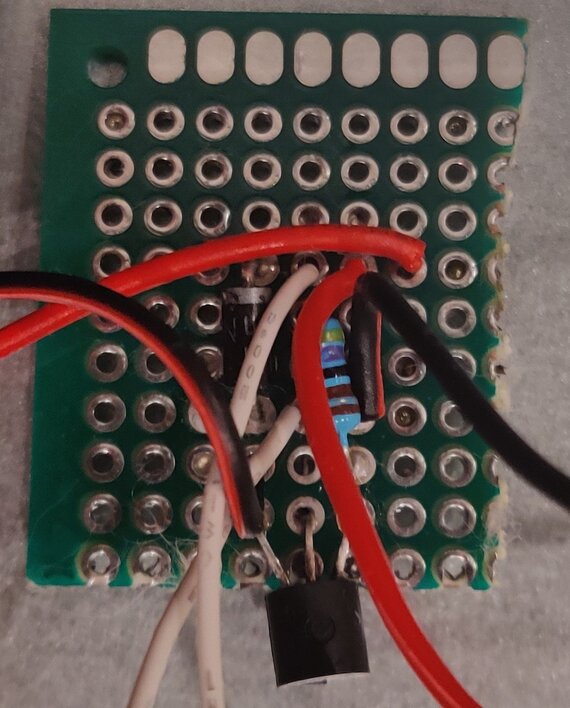 The circuit built is built onto a PCB
